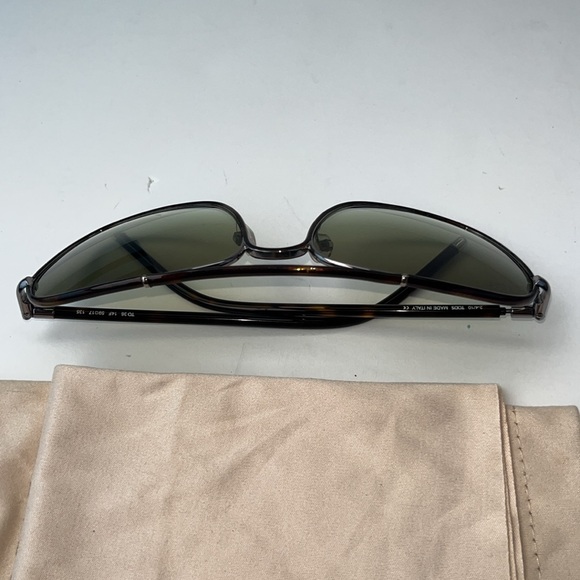 NWOB Tod’s Metal Brown Square Sunglasses ~ TO 36 14F - Picture 15 of 16